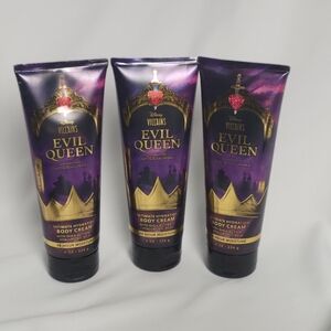 Disney Villains Evil Queen Body Cream From Bath & Body Works 3 Pack